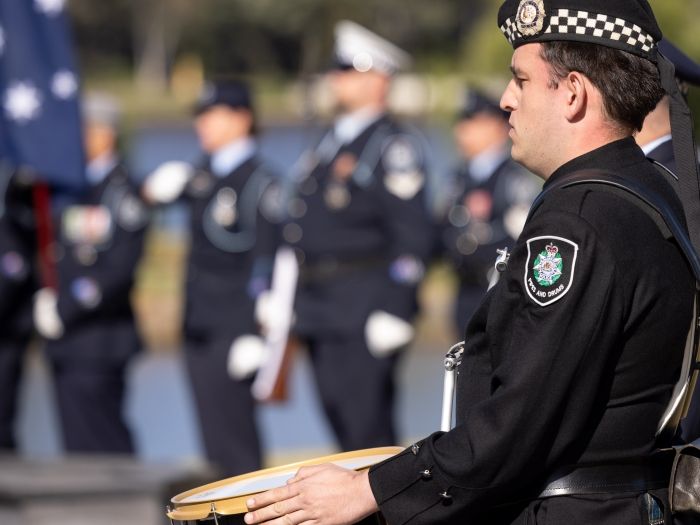 Group of AFP Ceremonial officials at National Police Remembrance Day