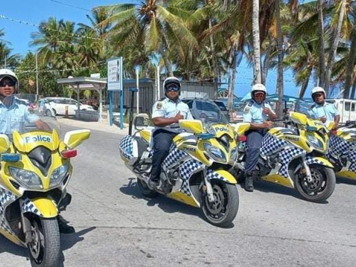 Nauru Police Force traffic team