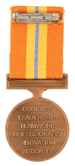 ACT Emergency Medal Reverse